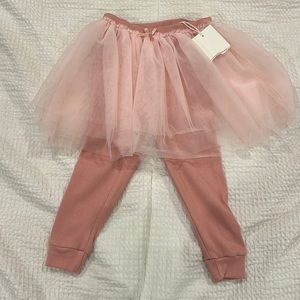 NWT! Adorable pink tutu leggings